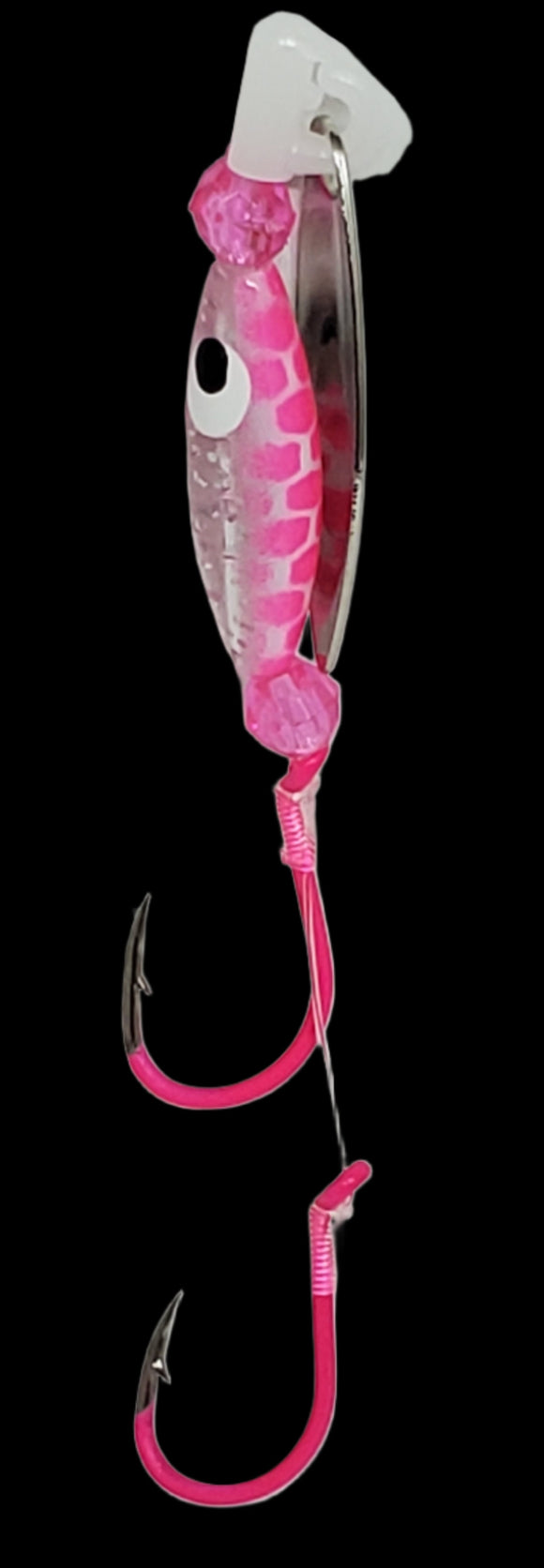 Pink Scale Silver Glitter Minnow **BUY 2 GET 1 FREE**