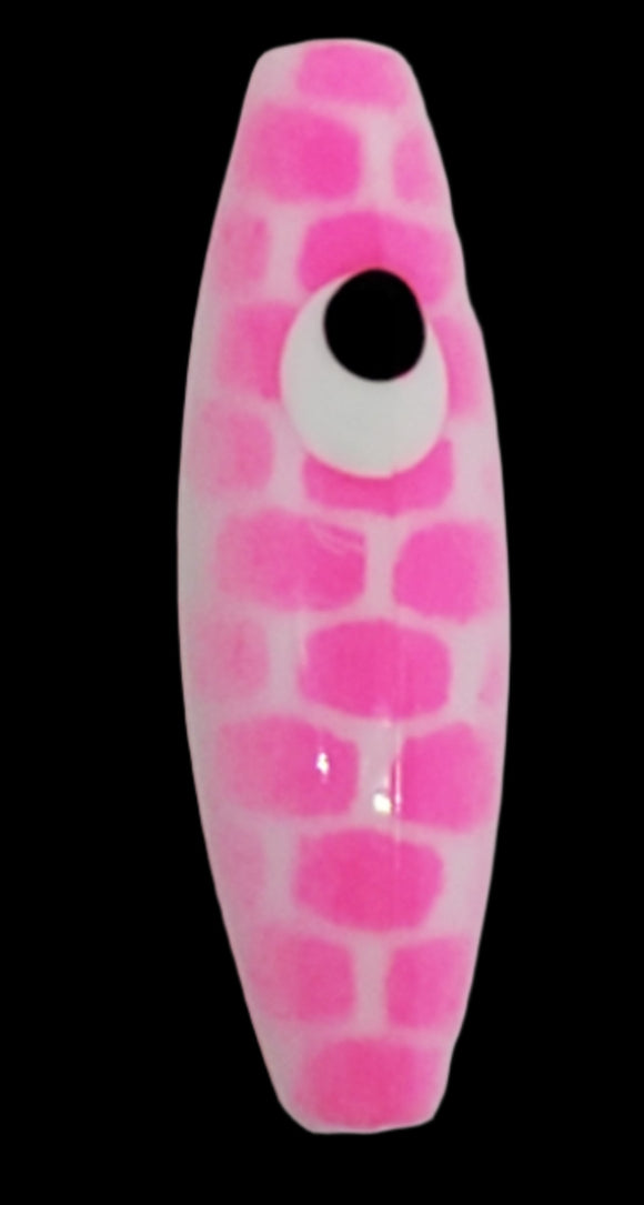 Pink Scale Minnow Beads 10 per pk